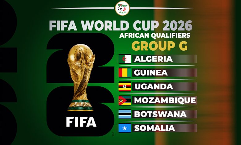Le groupe de l'Algérie dans les éliminatoires de la Coupe du monde 2026