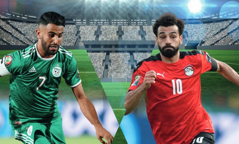 Ryad Mahrez et Mohamed Salah