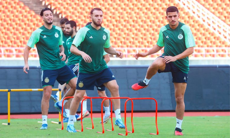 Les verts en pleine préparation