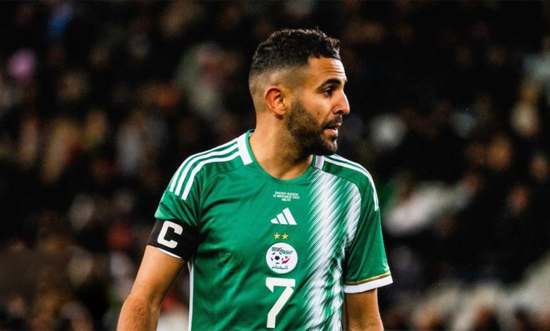 Ryad Mahrez, capitaine de l'équipe nationale d'Algérie