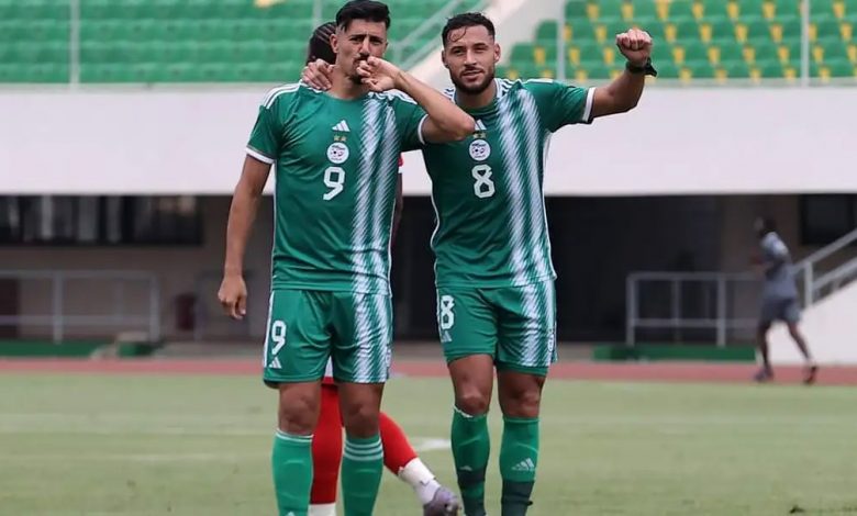Baghdad Bounedjah et Youcef Belaili
