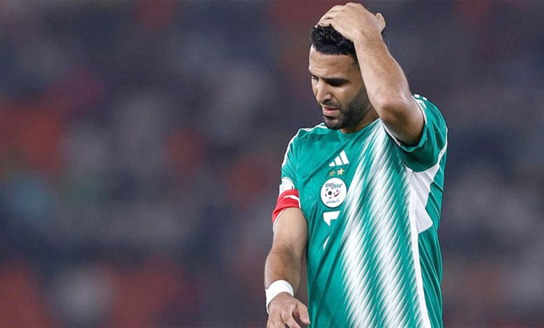 La déception de Ryad Mahrez après l'élimination de l'Algérie