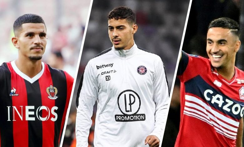 Youcef Atal, Fares Chaibi et Adam Ounas
