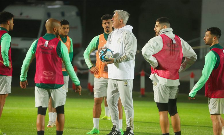 Petkovic en séance d'entrainement