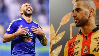 El Arbi Hillel Soudani et Islam Slimani