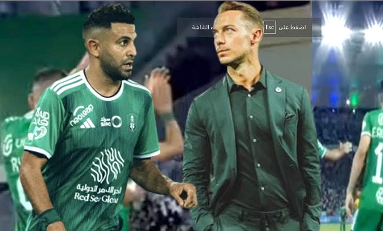 Riyad Mahrez et Matthias Jaissle