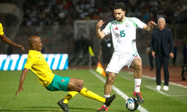 Aït-Nouri lors du match Algérie-Togo