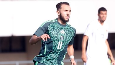 Amine Gouiri lors du match contre le Togo
