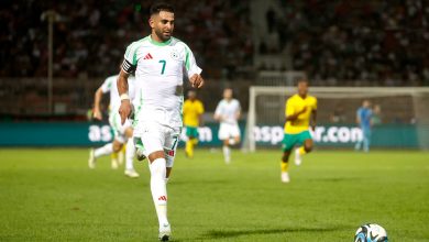 Riyad Mahrez lors du match Algérie-Togo