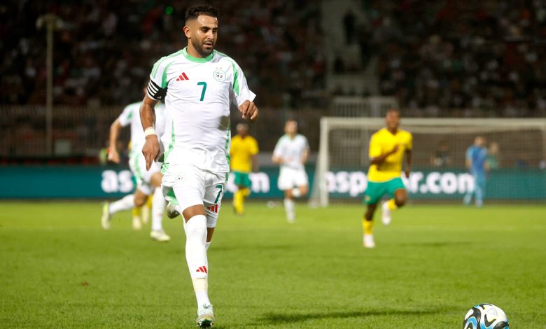 Riyad Mahrez lors du match Algérie-Togo