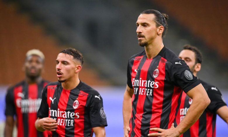 Ismaël Bennacer et Zlatan Ibrahimovic