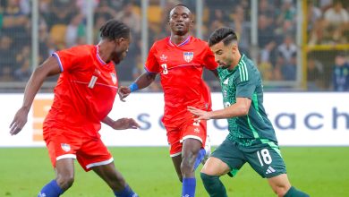 Mohamed Amine Amoura face au Liberia