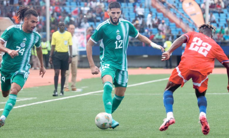 Yassine Benzia lors des éliminatoires de la CAN