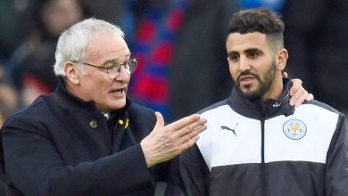 Claudio Ranieri et Riyad Mahrez