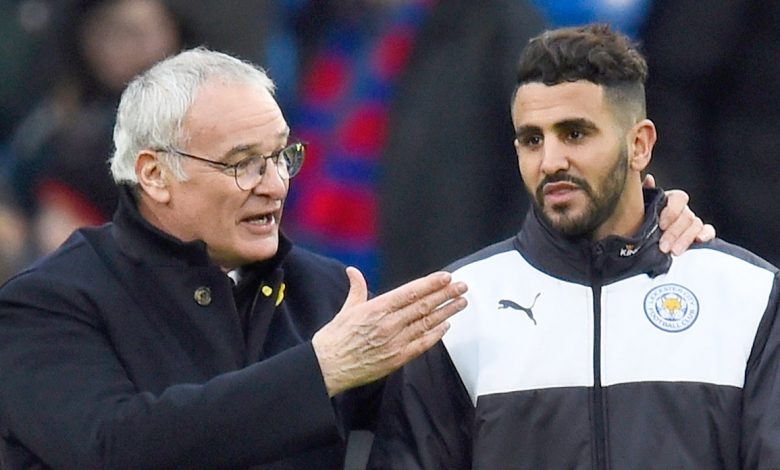 Claudio Ranieri et Riyad Mahrez
