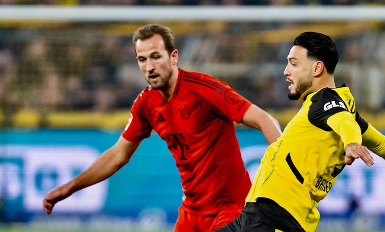 Ramy Bensebaïni et Harry Kane
