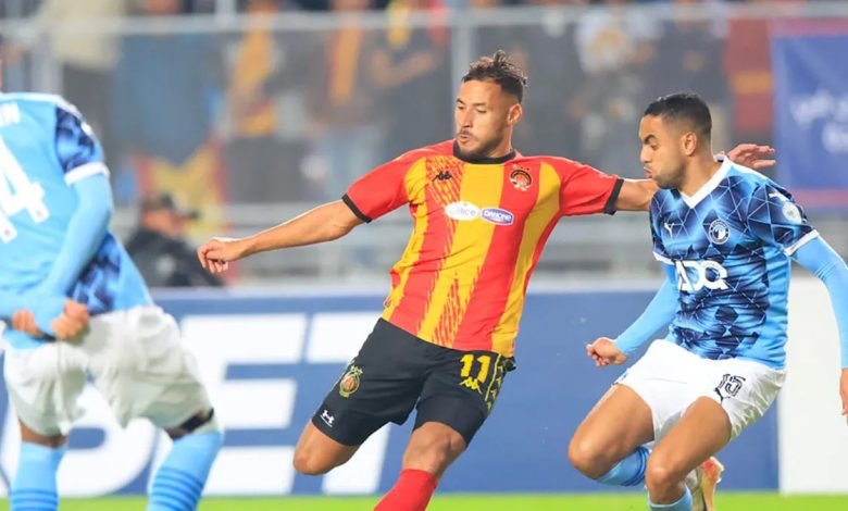Youcef Belaili avec l'ES Tunis