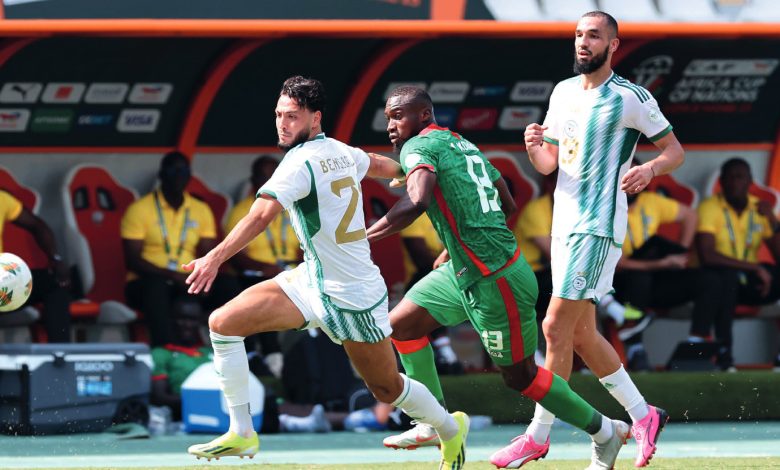 Ramy Bensebaïni et Nabil Bentaleb durat la dernière CAN