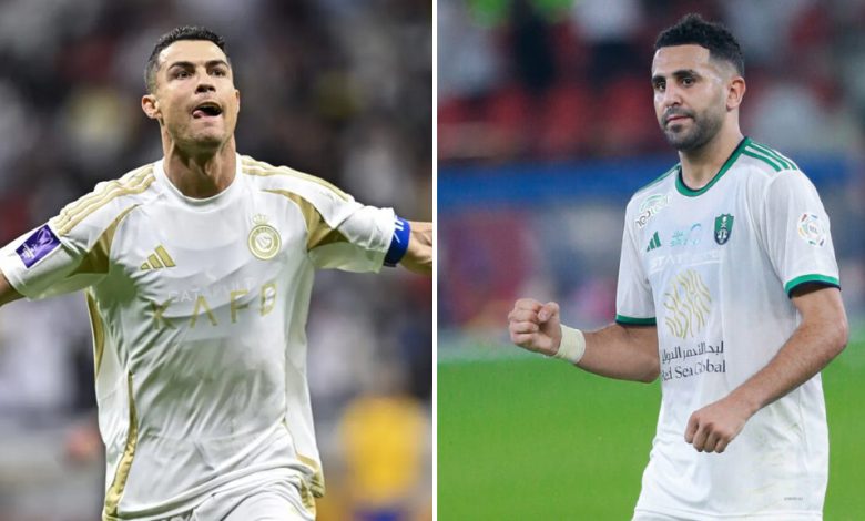 Cristiano Ronaldo et Riyad Mahrez