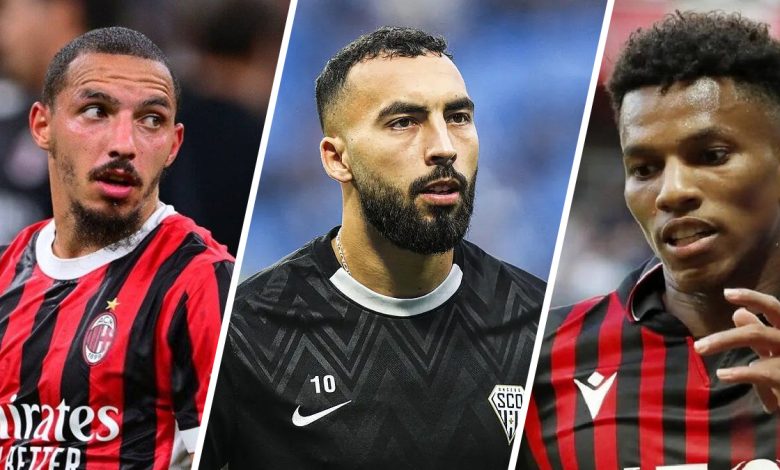 Ismaël Bennacer, Himad Abdelli et Hicham Boudaoui