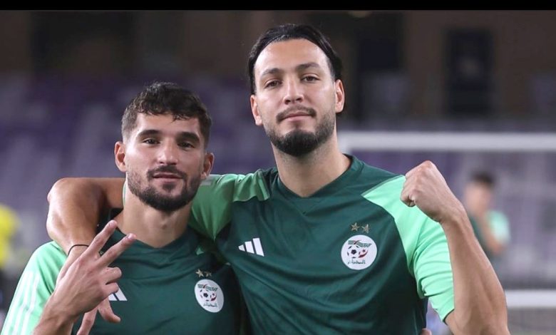 Houssem Aouar et Ramy Bensebaini
