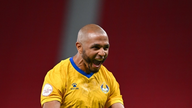 Yacine Brahimi, vainqueur de la coupe de l'émir du Qatar