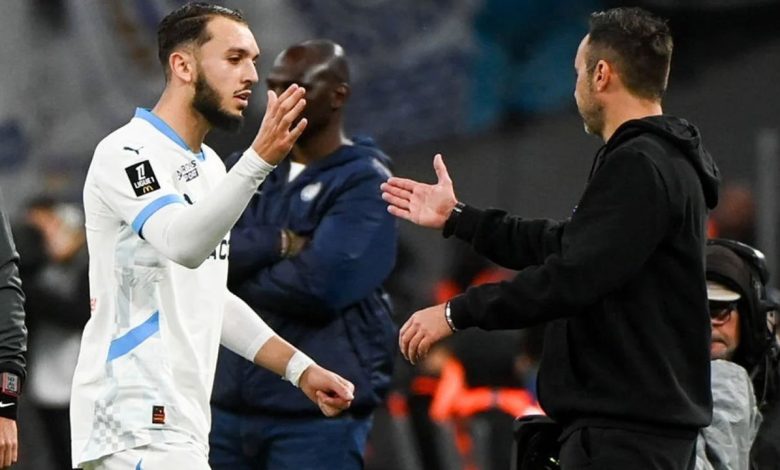 Amine Gouiri et Roberto De Zerbi