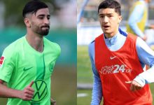 Mohamed Amoura et Ibrahim Maza