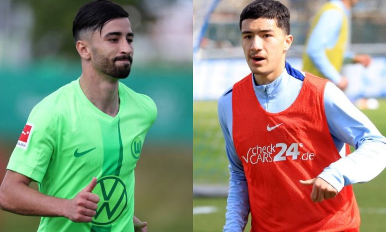 Mohamed Amoura et Ibrahim Maza