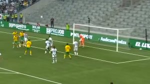 Yacine Titraoui lors du match Hammarby IF - Royal Charleroi SC | Conference League | 2025