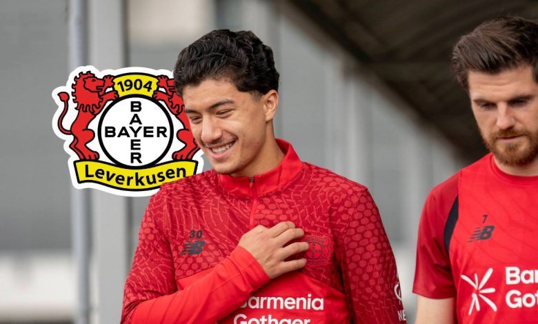 Ibrahim Maza avec le bayer Leverkussen