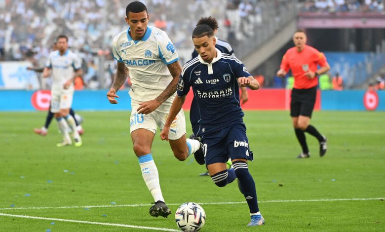 Ilan Kebbal face à l'Olympique de Marseille