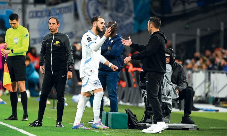 Amine Gouiri et Roberto De Zerbi