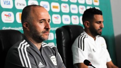 Djamel Belmadi et Riyad Mahrez