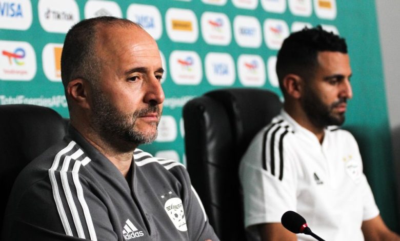 Djamel Belmadi et Riyad Mahrez