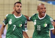 Riyad Mahrez et Yacine Brahimi