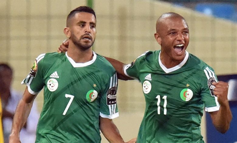 Riyad Mahrez et Yacine Brahimi