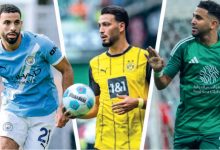 Ait-Nouri, Ramy Bensebaini et Riyad Mahrez