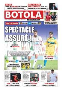 Une de Botola du 22 octobre 2025
