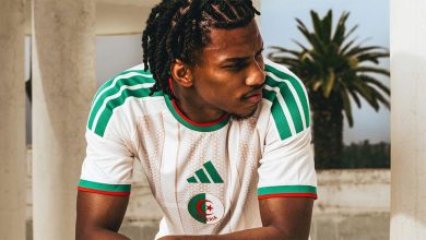 Hicham Boudaoui avec le maillot national