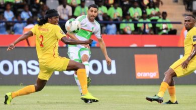 Scène du match Algérie-Zimbabwé