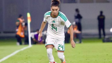 Ilan Kebbal avec l'équipe nationale d'Algérie