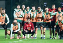 L'équipe nationale à Rabat