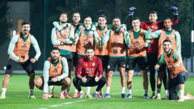 L'équipe nationale à Rabat