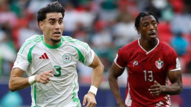 Noufel Khacef lors du match Algérie - Soudan