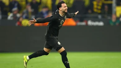 Rami Bensebaini double buteur face à Hambourg