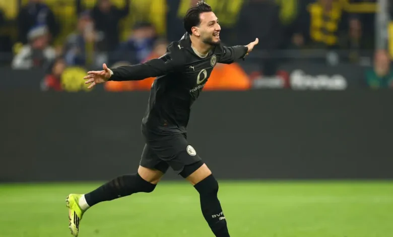Rami Bensebaini double buteur face à Hambourg
