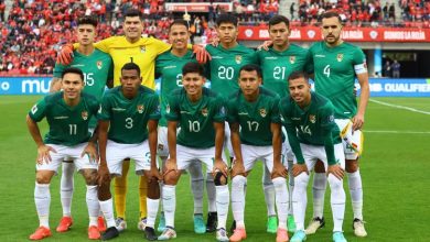 L'équipe nationale de la Bolivie